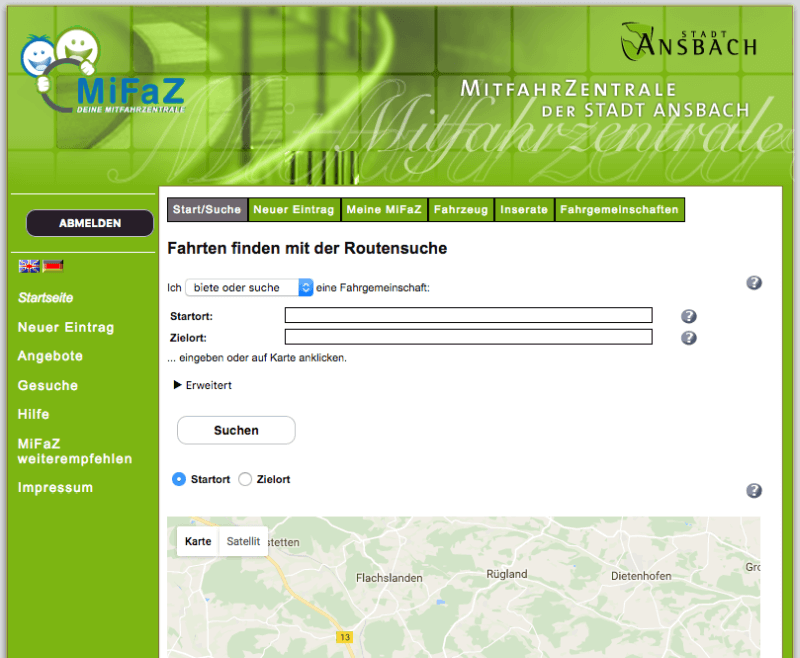 MiFaZ der Stadt Ansbach